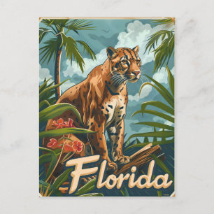 Cartão Postal Flórida Panther