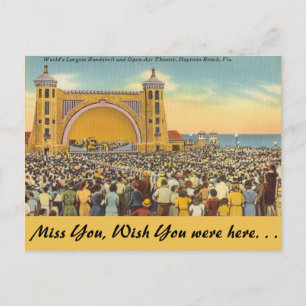 Cartão Postal Flórida, praia de Daytona