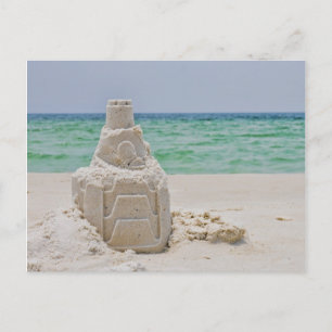 Cartão Postal Florida Sand Castle