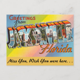 Cartão Postal Flórida, Saudações de Jacksonville