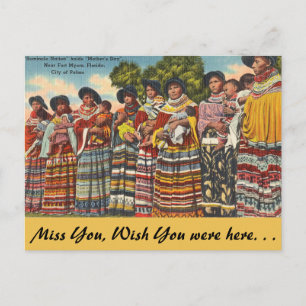 Cartão Postal Flórida, Seminoles Ft. Myers