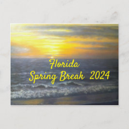 CARTÃO POSTAL FLORIDA SPRING BREAK 2024