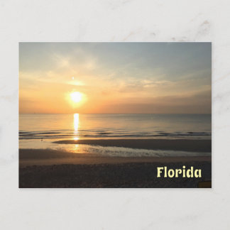 Cartão Postal Flórida Sunrise Coastal Morning Bliss