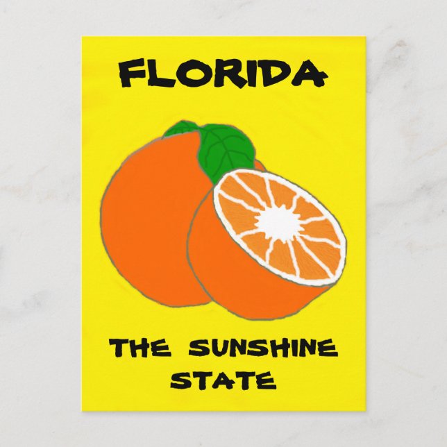 Cartão Postal Florida Sunshine State.jpg (Frente)