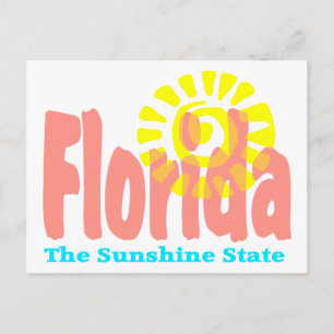 Cartão Postal Florida The Sunshine State