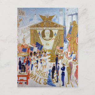 Cartão Postal Florine Stettheimer As Catedrais de Wall Street