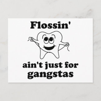Cartão Postal Flossin não é só para gangstas