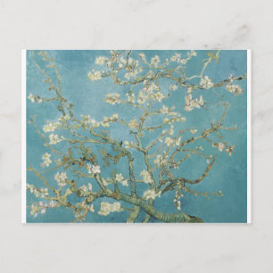 Cartão Postal Flowers Gogh Branches Almond Blossoms Nature