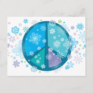 CARTÃO POSTAL Flowery Peace Sigh