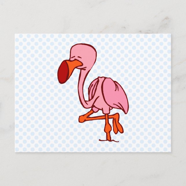 Cartão Postal Floyd Flamingo (Frente)