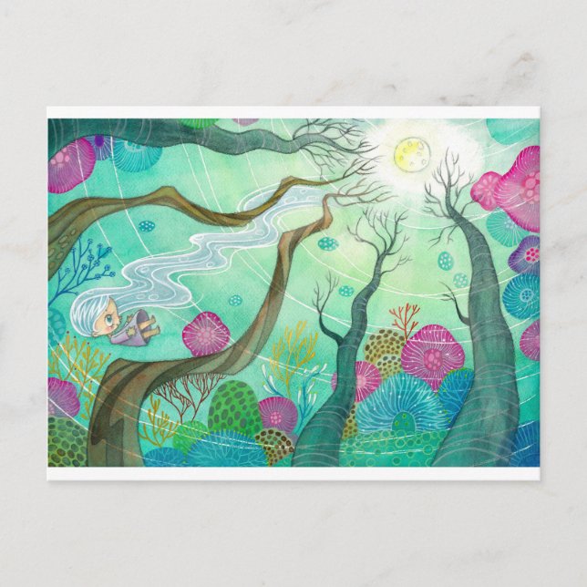 Cartão Postal Fluir como água (Frente)