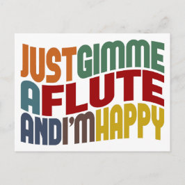 Cartão Postal Flute