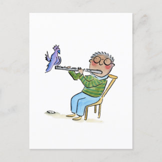 Cartão Postal Flute