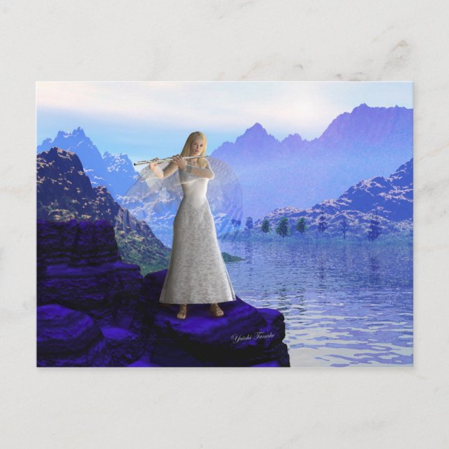 Cartão Postal Flute Angel 2 (Frente)