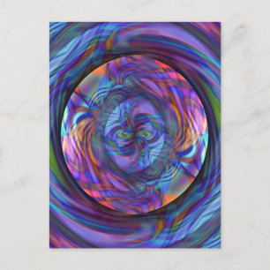 Cartão Postal Flutuando em uma Piscina de Pensamento