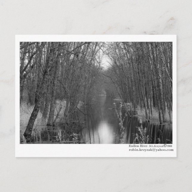 Cartão postal fluvial sem fim (Frente)