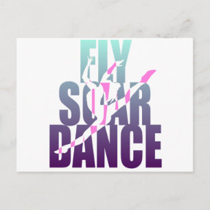 Cartão Postal Fly Soar Dance