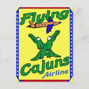 Cartão Postal Flying Cajuns