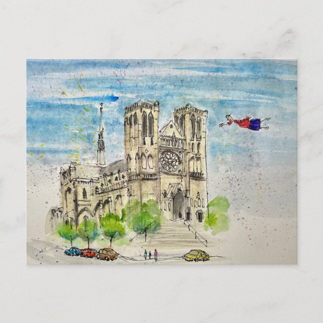 Cartão Postal Flying Joanna Post Card (Frente)