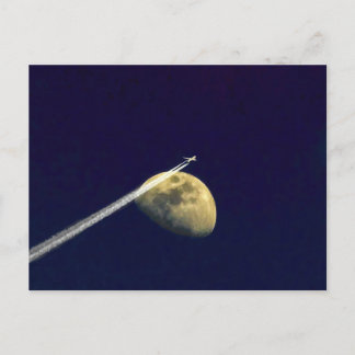 Cartão Postal Flying Past The Moon