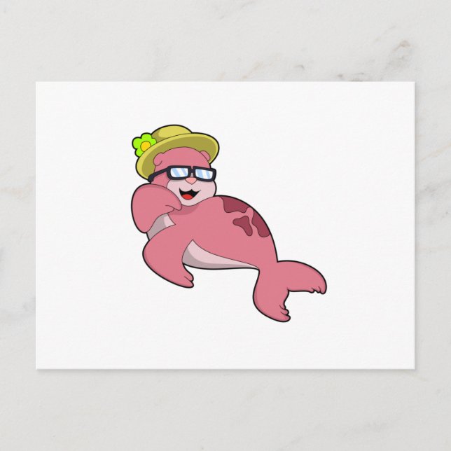 Cartão Postal Foca com Óculos.PNG (Frente)