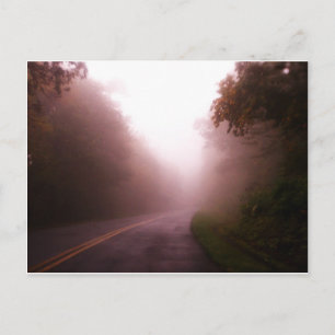 Cartão Postal Foggy Mountain Road