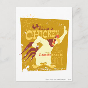 Cartão Postal Foghorn Ah'm a chicken