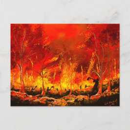 Cartão Postal Fogo de luta