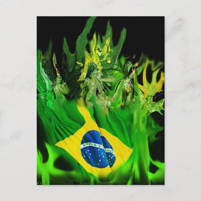 Cartão Postal Fogo do Brasil (Frente)