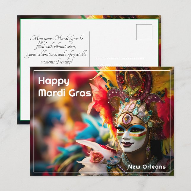 Cartão Postal 💚💜💛Fogo & Ouro: Espetáculo de Carnaval (Frente/Verso)