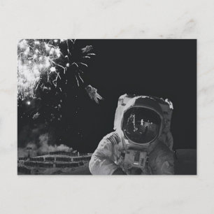 Cartão Postal Fogos de artifício de ano novo