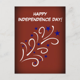 Cartão Postal Fogos de artifício do quarto de julho