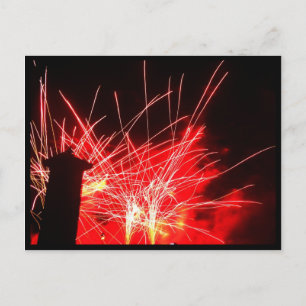 Cartão Postal Fogos de Iluminação
