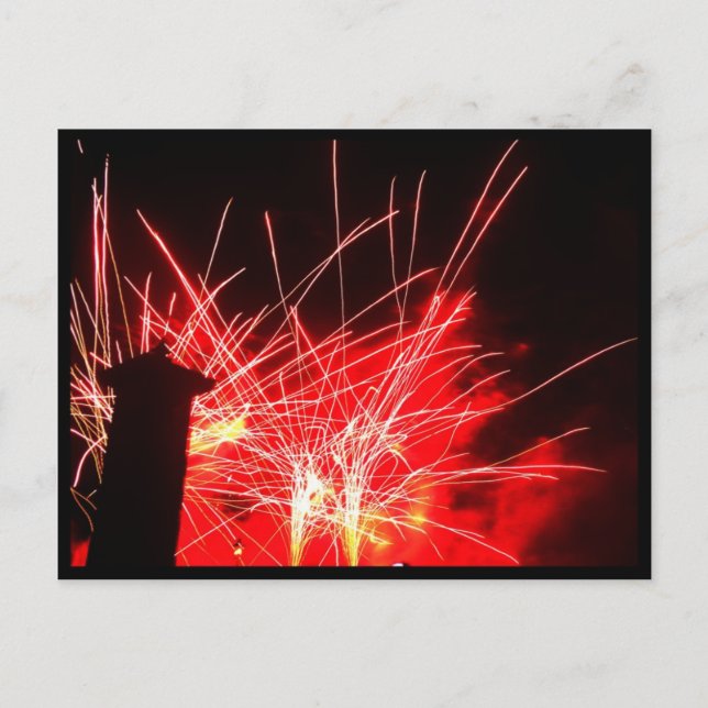 Cartão Postal Fogos de Iluminação (Frente)