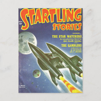 Cartão Postal Foguete Duplo