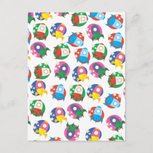 Cartão Postal Foguetes