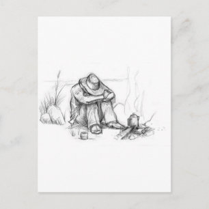 Cartão Postal Foi uma longa noite....