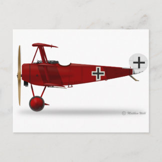 Cartão Postal Fokker Dr. 1 Triplane