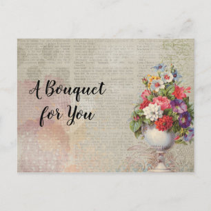 Cartão Postal Folha Colorida do Plantador de dias de as mães