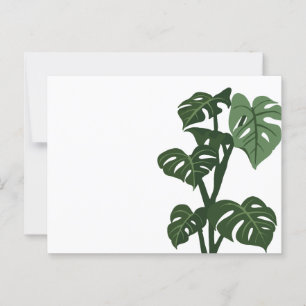 Cartão Postal Folha de Boho