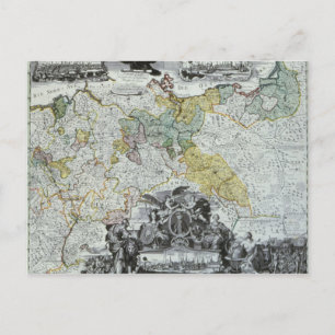 Cartão Postal Folha de mestrado do Soberano Prussiano