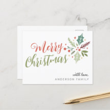 Folhagem Feliz de Natal