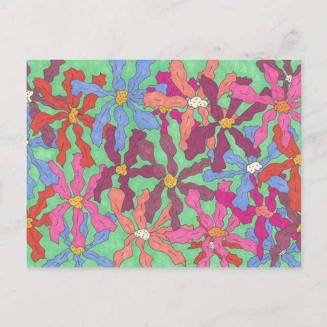 Cartão Postal Folhas de Cartão-postal do artista (Frente)