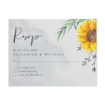 Folhas de Oliveira Girassóis Casamento Rústico