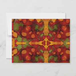 Cartão Postal Folhas de outono