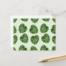 Folhas de Palma, Folhas Verdes, Padrão Tropical