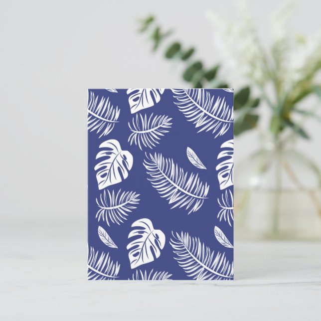 Cartão Postal Folhas tropicais 15 (Em pé/Frente)