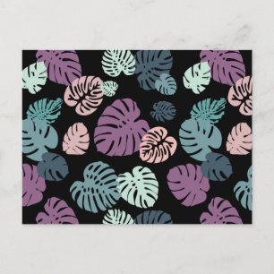 Cartão Postal Folhas Tropicais Multicoloridas 5