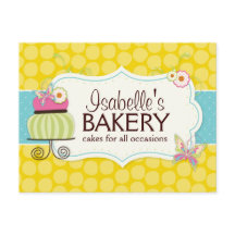 Folheto/Cartão-postal da Bakery