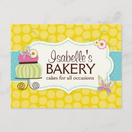 Cartão Postal Folheto/Cartão-postal da Bakery